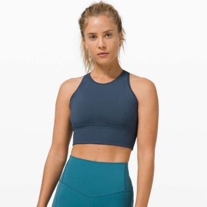 Lululemon Iron Blue Ebb to Train Bra